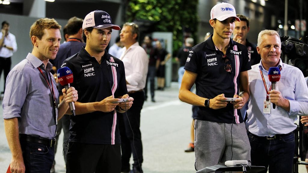 Sergio Perez ja Esteban Ocon