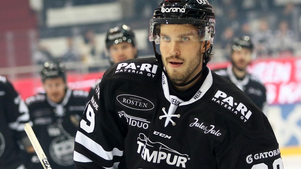 Oula Palve on tehnyt kaksi maalia kahdessa perättäisessä ottelussa.