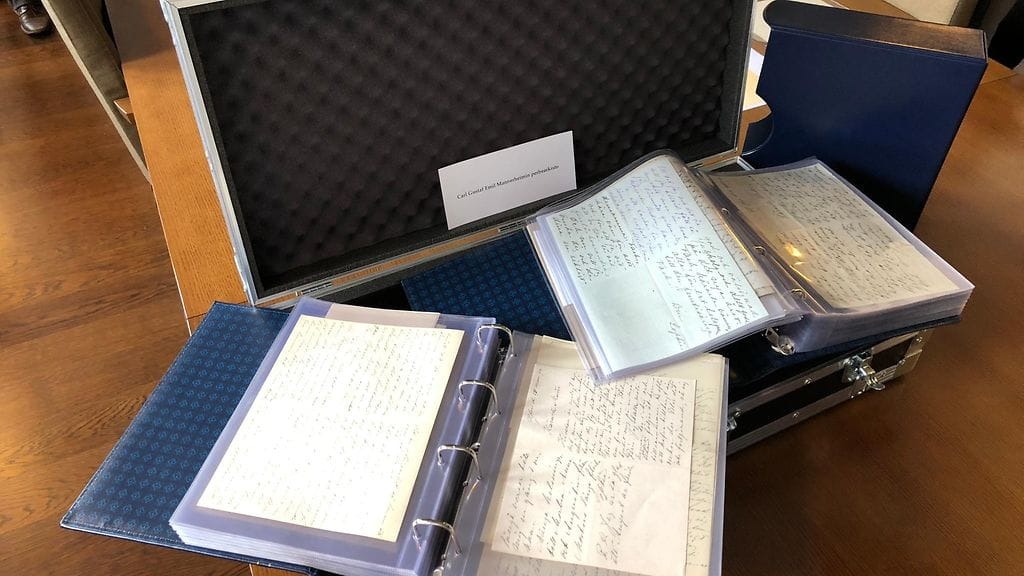 Mannerheim, Kansallisarkisto, Niinistön lahjoitus