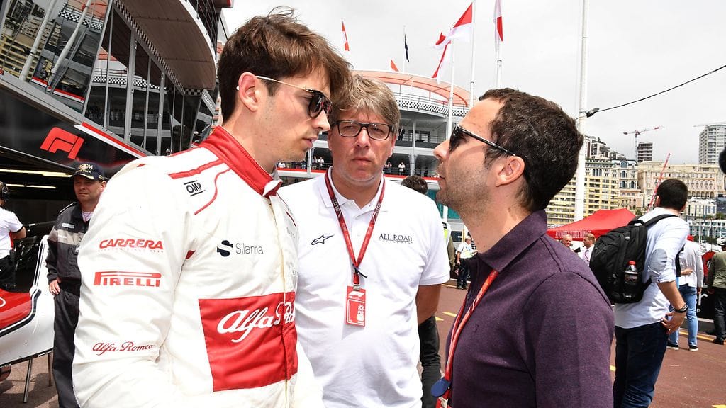 Charles Leclerc ja Nicolas Todt