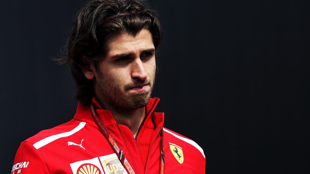 Antonio Giovinazzi pääsee Sauberin rattiin Sotshin GP:n vapaiden harjoitusten yhteydessä.