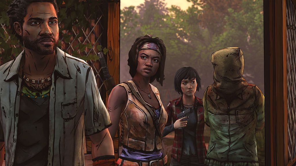 Telltale Games teki pelin muun muassa The Walking Dead -sarjan Michonne-hahmosta, jossa käytiin läpi sarjakuvassa ja tv-sarjassa suositun hahmon historiaa.