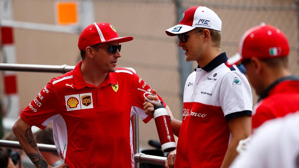 Kimi Räikkönen ja Marcus Ericsson