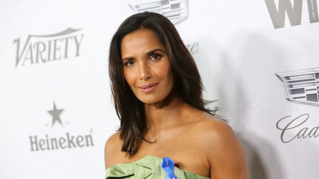 Padma Lakshmi rikkoi hiljaisuuden.