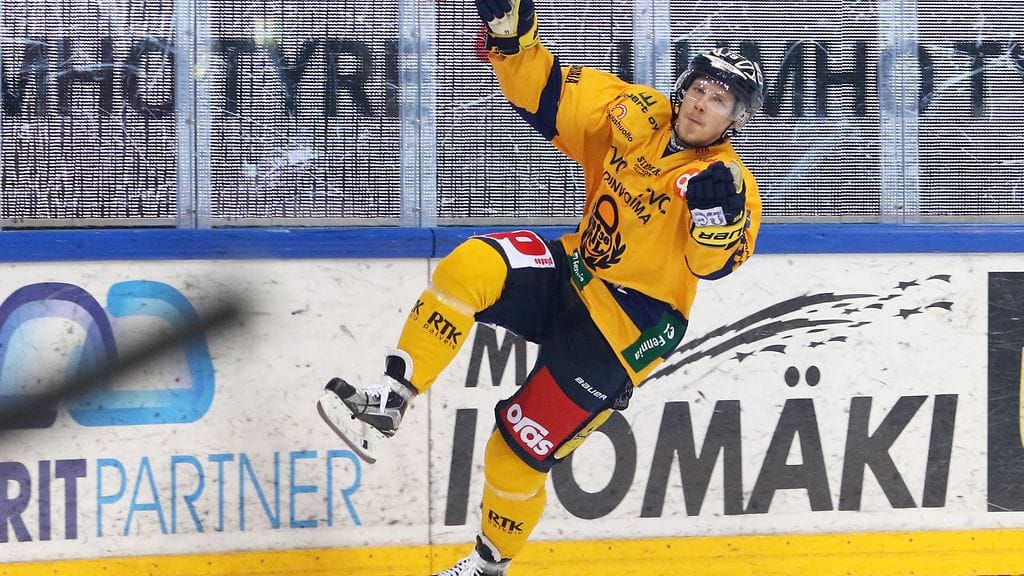 Janne Keränen teki Lukolle maalin Tapparaa vastaan.