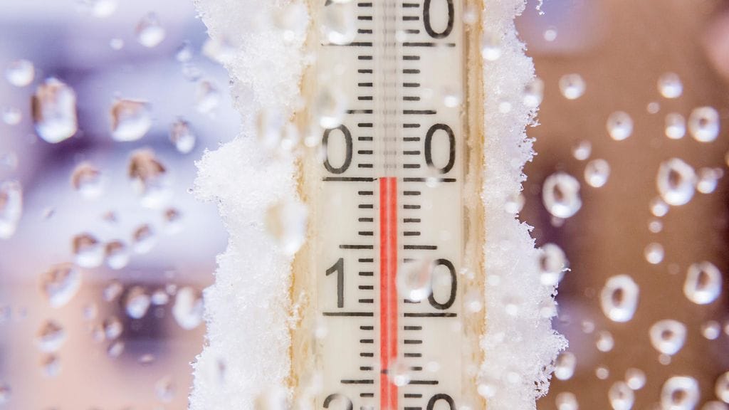 Vain etelässä lämpötila nousee huomenna nollan asteen yläpuolelle.