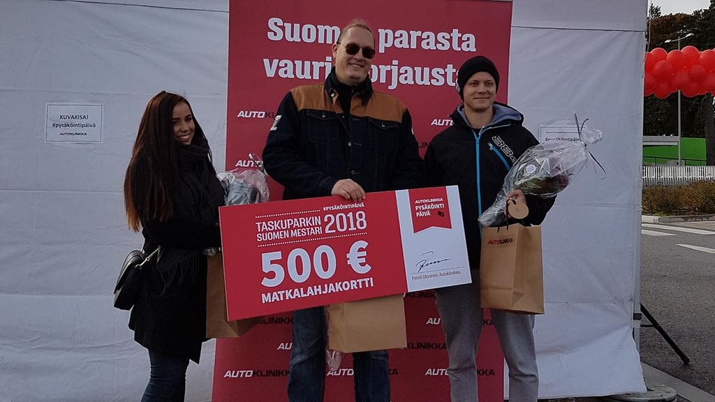 taskuparkkeeraus autoklinikka sm-kisat