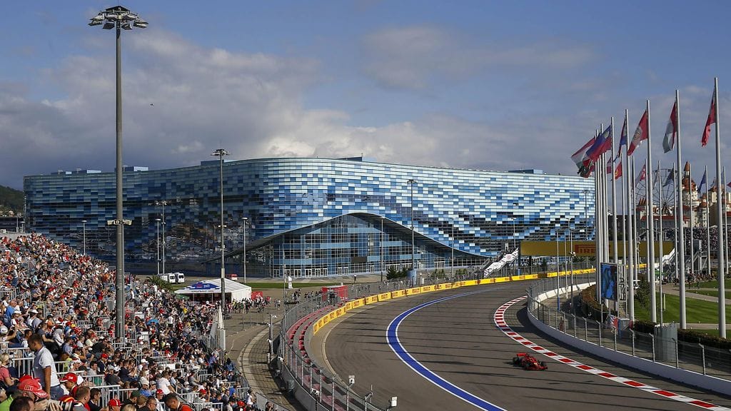 Venäjän F1-kisa on järjestetty Sotshissa vuodesta 2014 alkaen.