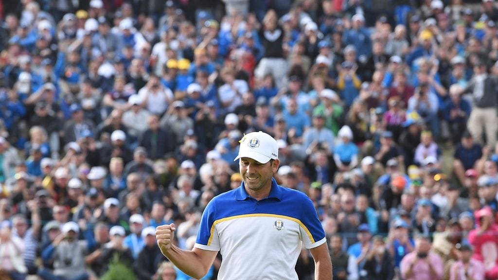 Espanjan Sergio Garcia tuuletti villisti Ryder Cupin voittoa.