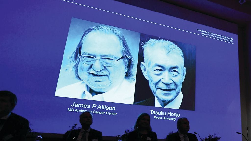 James P. Allison ja Tasuku Honjo 2