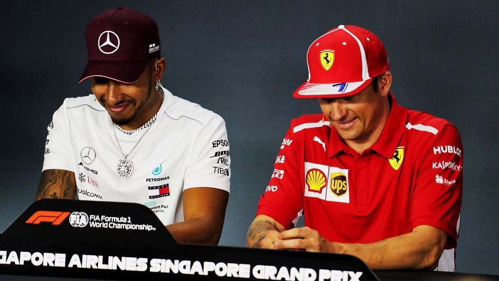 Lewis Hamilton & Kimi Räikkönen