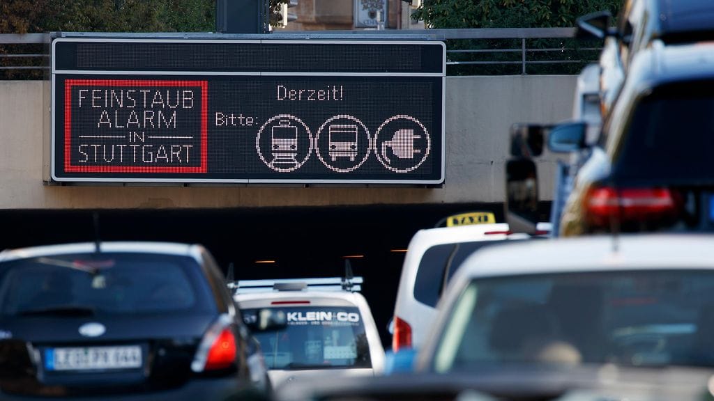 liikenne stuttgart saksa ilmanlaatu