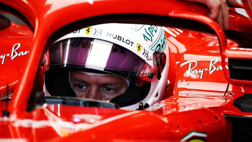 Ferrarin Sebastian Vettel jäi vasta yhdeksänneksi Japanin GP:n aika-ajoissa.