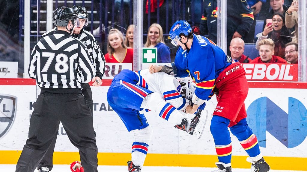 Oliver Lauridsenin ottelu päättyi suihkukomennukseen.