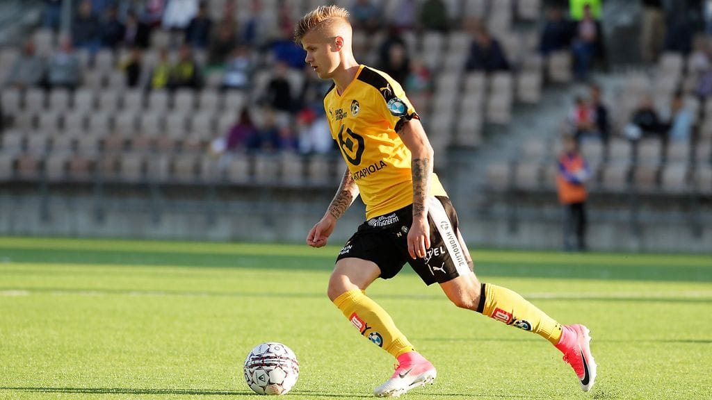 Petteri Pennanen osui kahdesti sunnuntaina Ilvestä vastaan. Kuva syyskuulta.