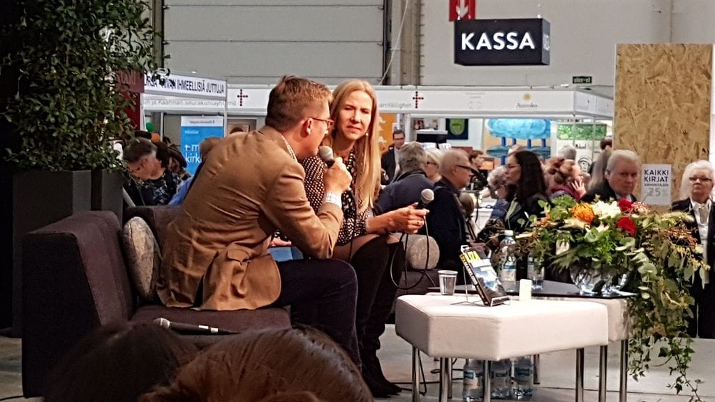 Liza Marklund Turun kirjamessuilla