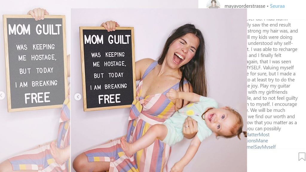 Maya Vorderstrassella on kaksoset Hazel ja Zoey. Aina, kun hän pohti kampaajalle menemistä, mieleen ilmaantui syitä, miksi se ei olisi hyvä idea... Kuvan lähde Instagram