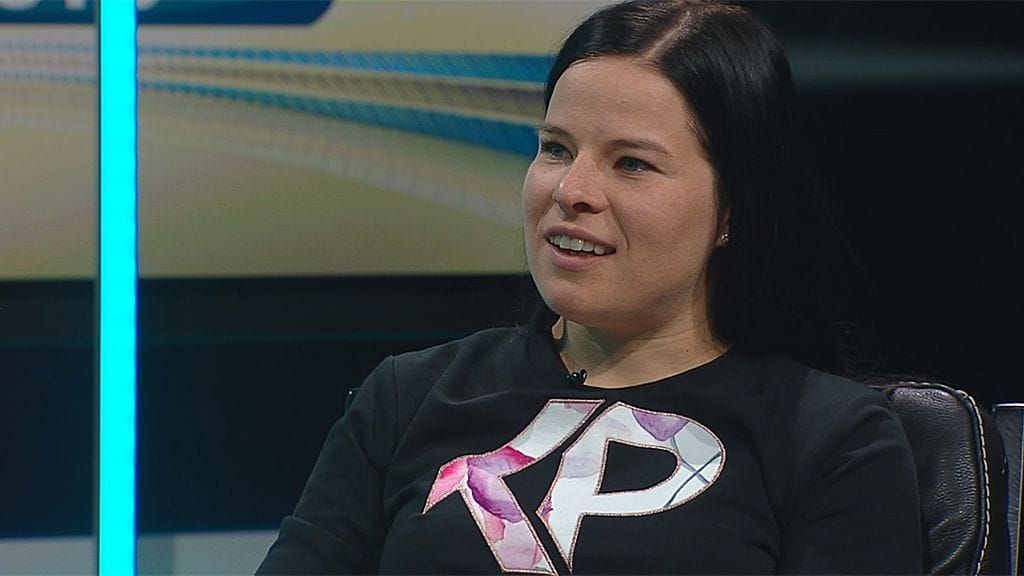 Krista Pärmäkoski MTV Sportin Viikon vieraana.