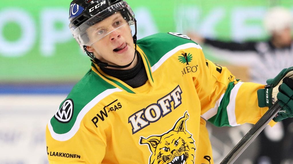 Teemu Rautiainen teki kolme pistettä toisessa erässä Sportia vastaan.