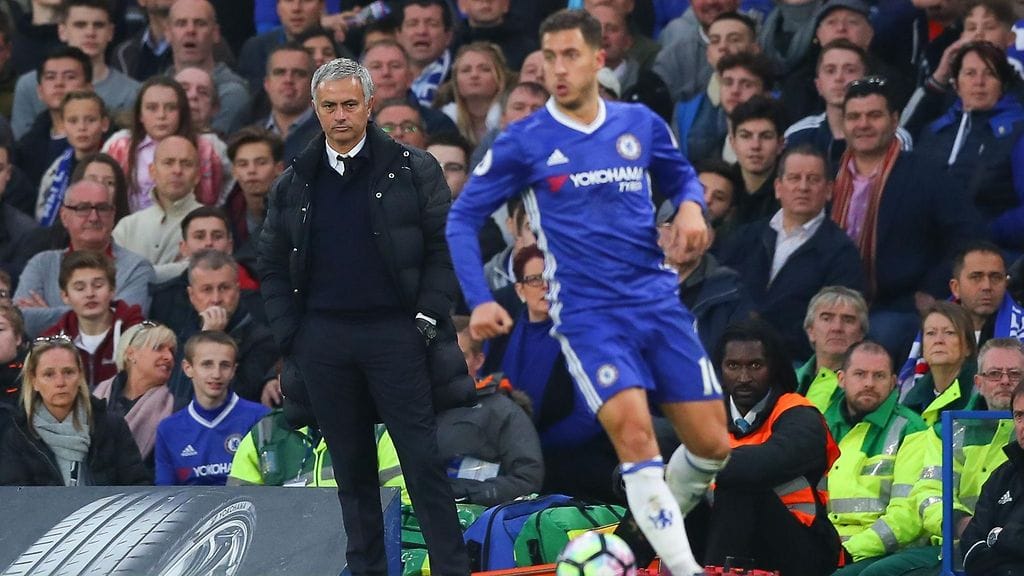 Jose Mourinho & Eden Hazard