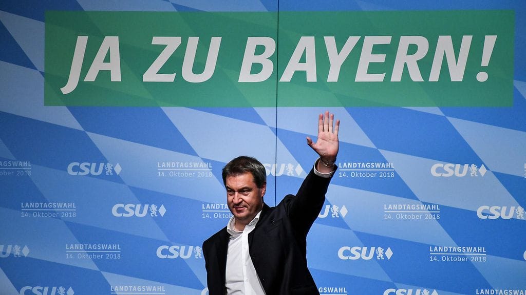 AOP Markus SöderBaijeri pääministeri osavaltiovaalit CSU