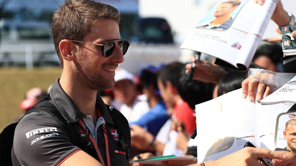 Romain Grosjean kommentoi F1-sarjassa jatkamistaan.