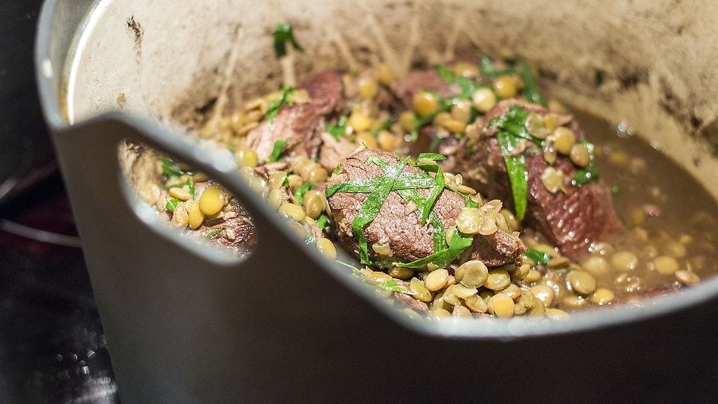 Linssit tuovat pataruokaan ranskalaista tunnelmaa.