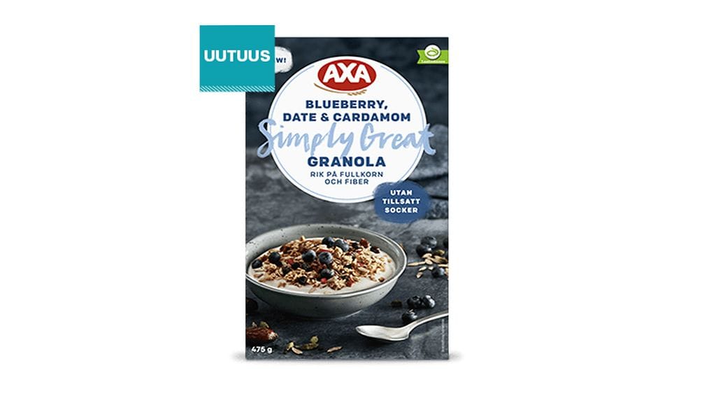 Valmistaja vetää erän granolaa myynnistä.