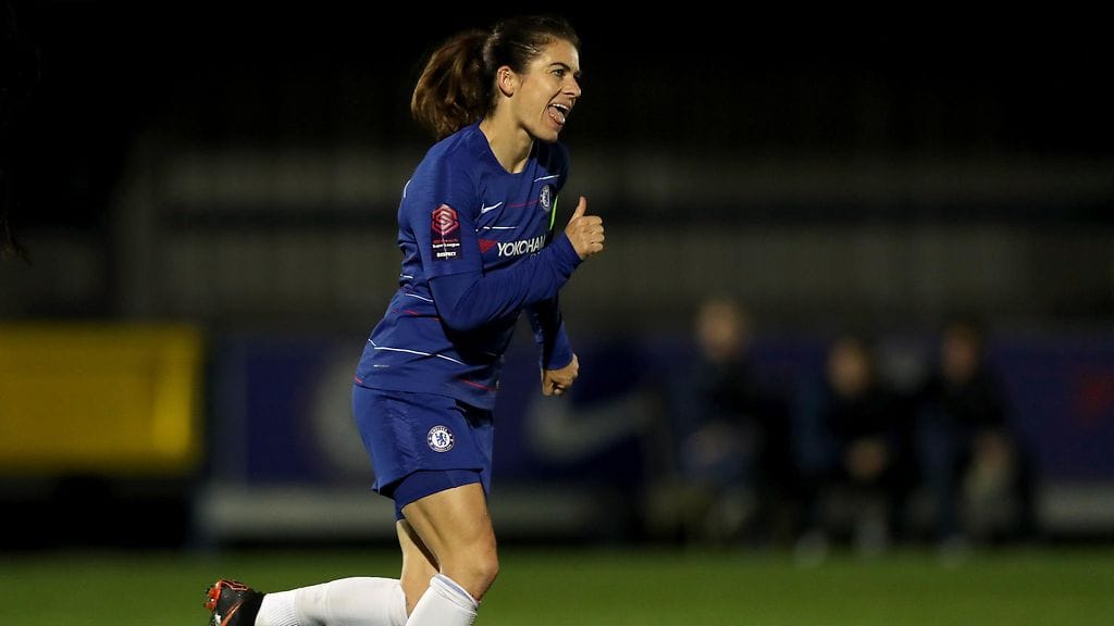 Karen Carney iski voittomaalin rangaistuspilkulta Chelsean ja Fiorentinan välisessä Mestarien liigan neljännesvälierässä.