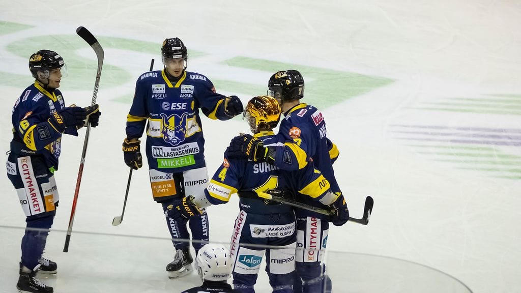 Jukurit meni 36 sekunnin jälkeen 1-0-johtoon KalPaa vastaan.