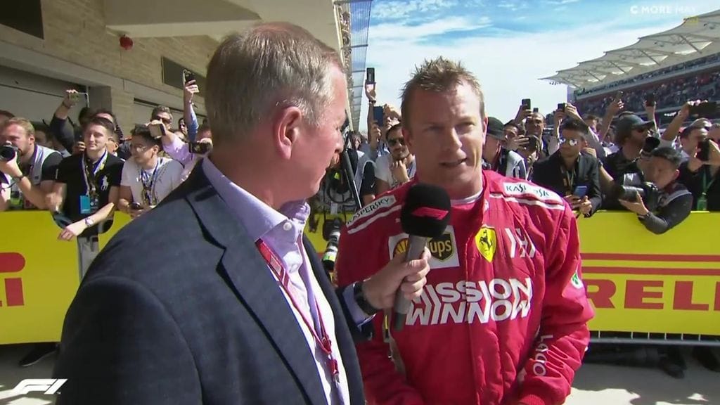 Kimi Räikkönen ajoi USA:n GP:n voittoon.