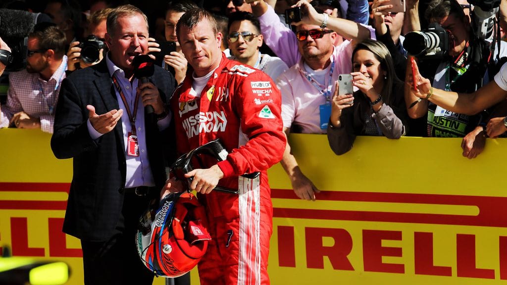 Martin Brundle ja Kimi Räikkönen