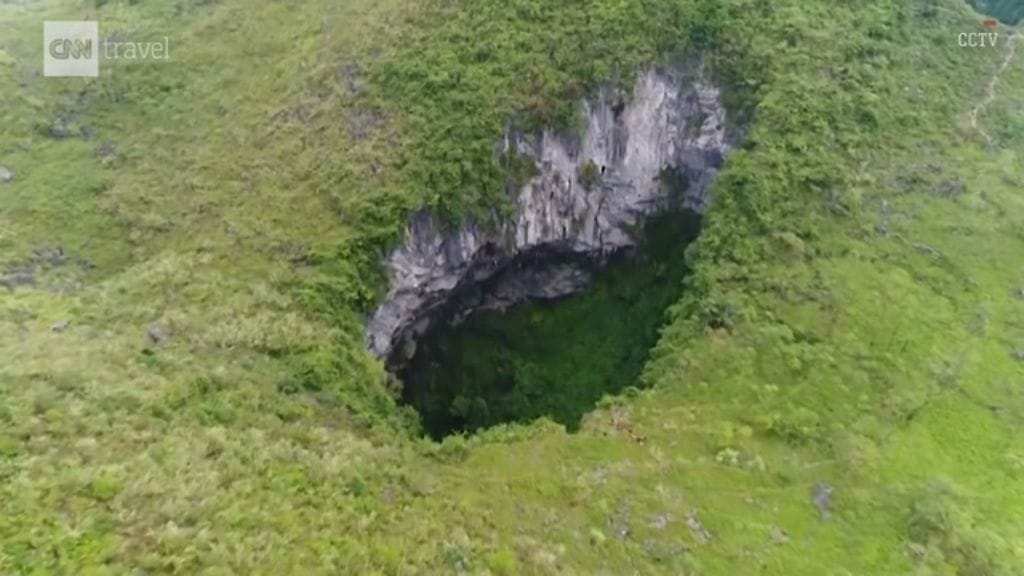 Valtava vajoama Kiinassa