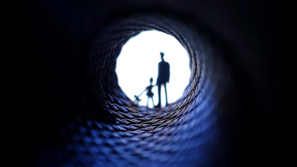 Tyttölapsi kuoli omaan sänkyynsä Yhdysvalloissa. Kuvituskuva.