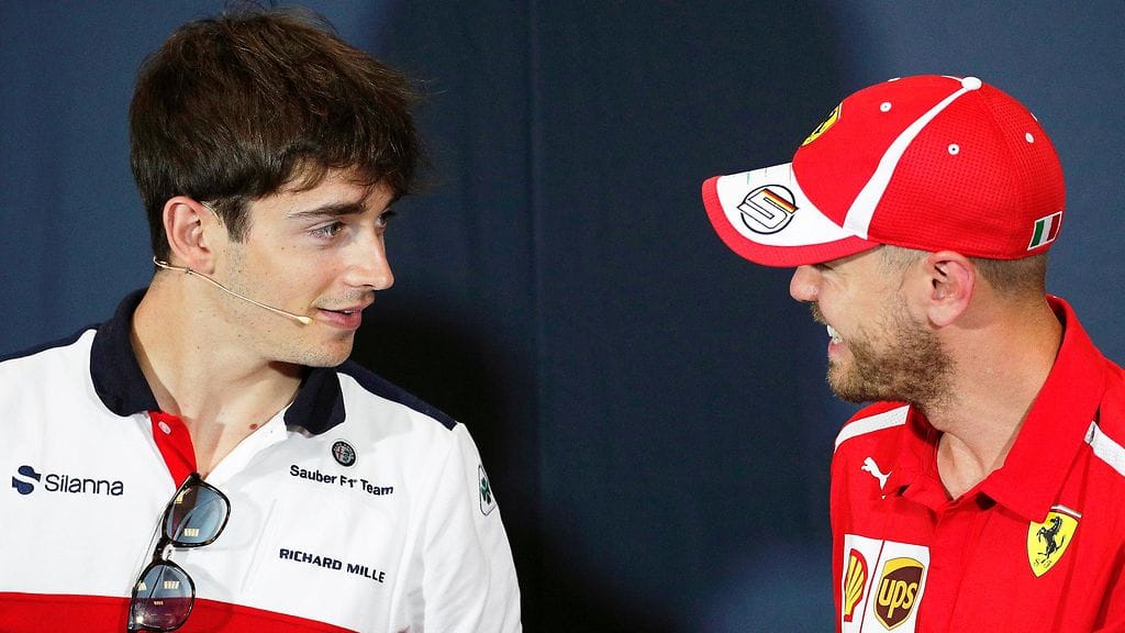Charles Leclerc haastaa Sebastian Vettelin Ferrarilla kaudesta 2019 lähtien.