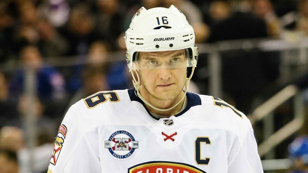 Aleksander Barkov toimii NHL-seura Florida Panthersin kapteenina.