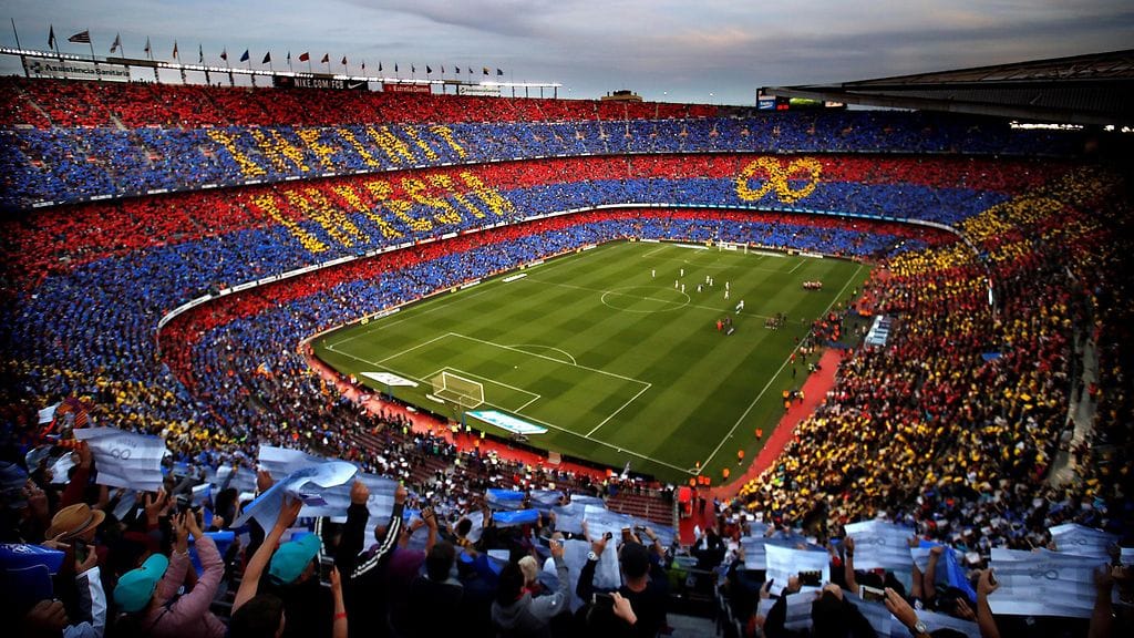 Kuva viime toukokuun El Classicosta, FC Barcelonan ja Real Madridin välisestä ottelusta.