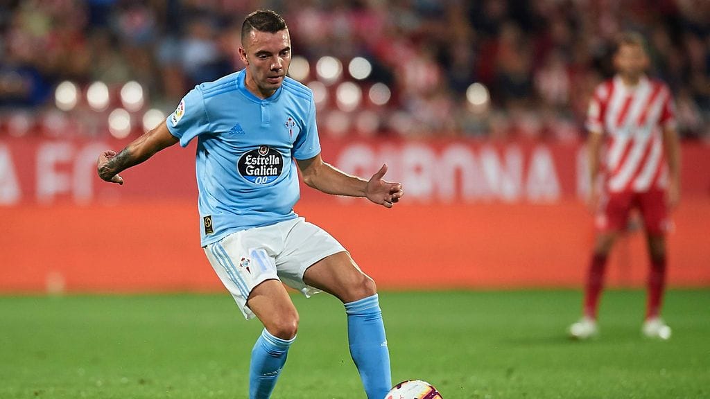 Iago Aspas iski hattutempun Eibarin verkkoon.