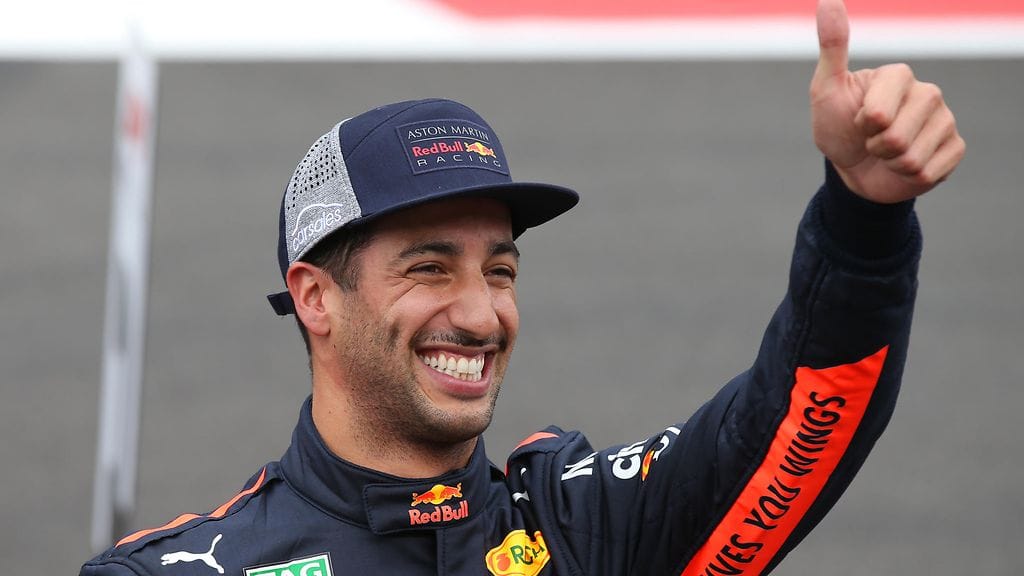 Red Bullin Daniel Ricciardo ajoi paalulle Meksikon GP:n aika-ajoissa.