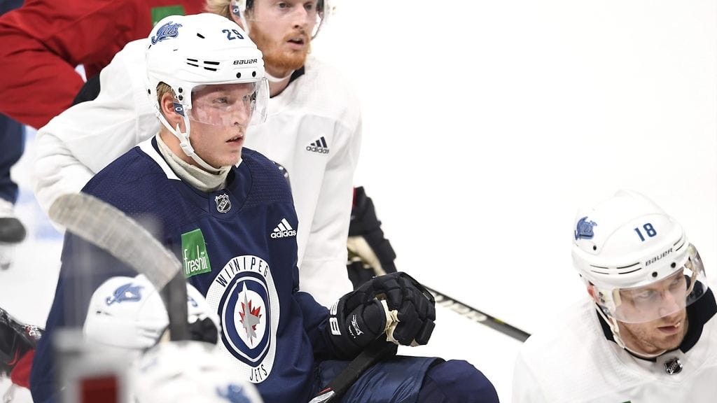 Patrik Laine ensitreenistä Helsingissä: Aika hapokas meininki