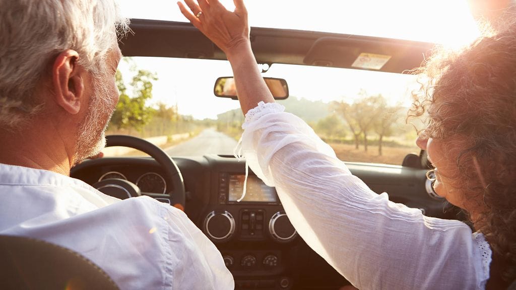 keski-ikä, ilo, pariskunta, loma