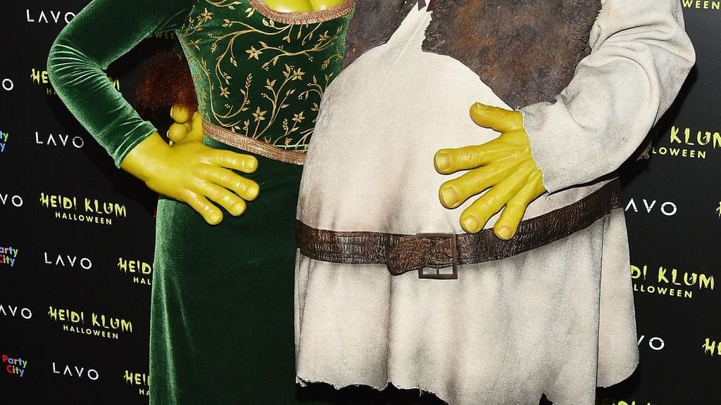 Heidi Klum ja Tom Kaulitz halloween-asuissaan.