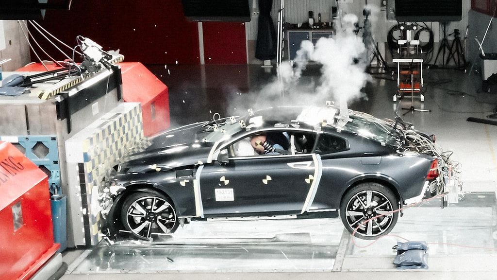 polestar 1 törmäystesti