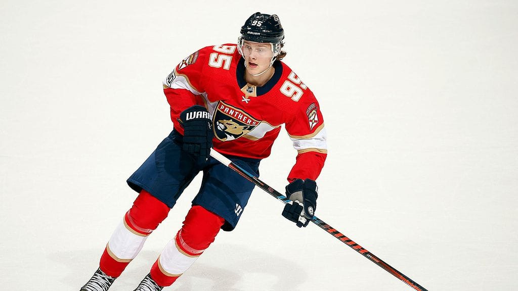 Henrik Borgström pelasi viime kaudella neljä NHL-ottelua.