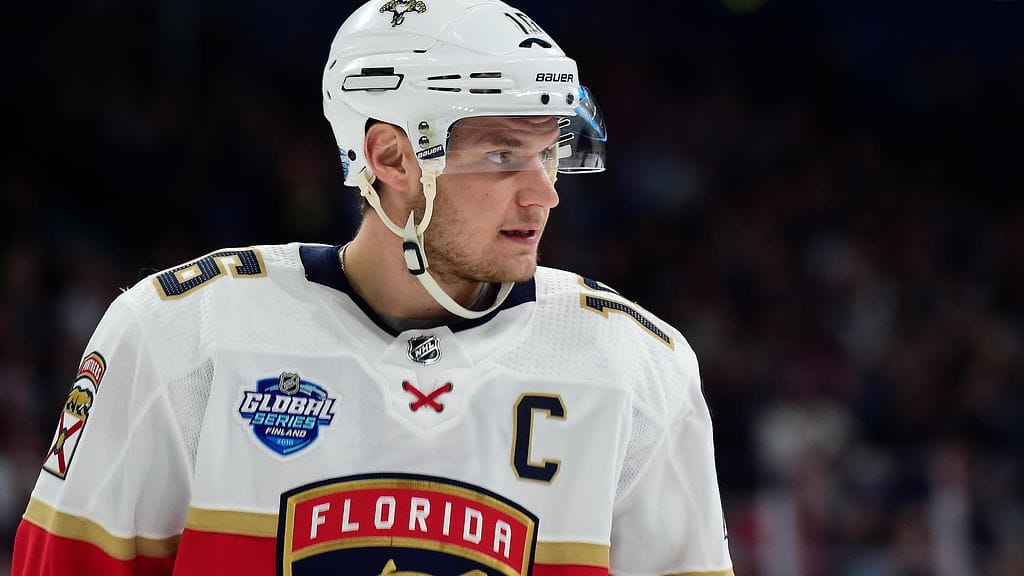 Aleksander Barkov keräsi yhden syöttöpisteen Helsingissä pelatuissa kahdessa NHL-ottelussa.