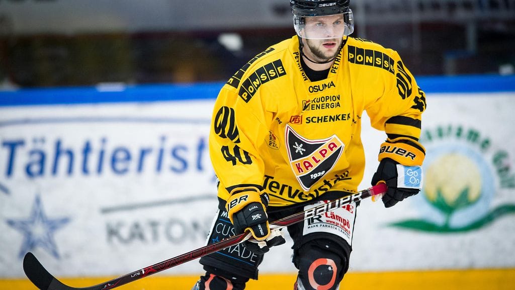 Mikko Nuutinen vei KalPan nopeasti 1-0-johtoon Porissa.