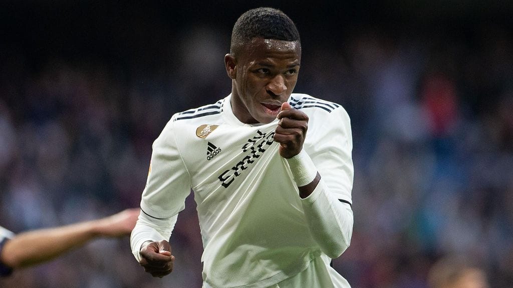 Vinicius Junior oli vahvasti mukana Real Madridin avausmaalissa.