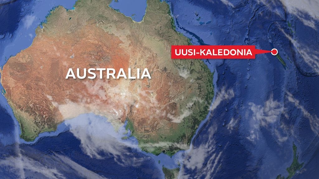 Noin 2  000 kilometrin päässä Australiasta sijaitseva Uusi-Kaledonia kuuluu Ranskalle.