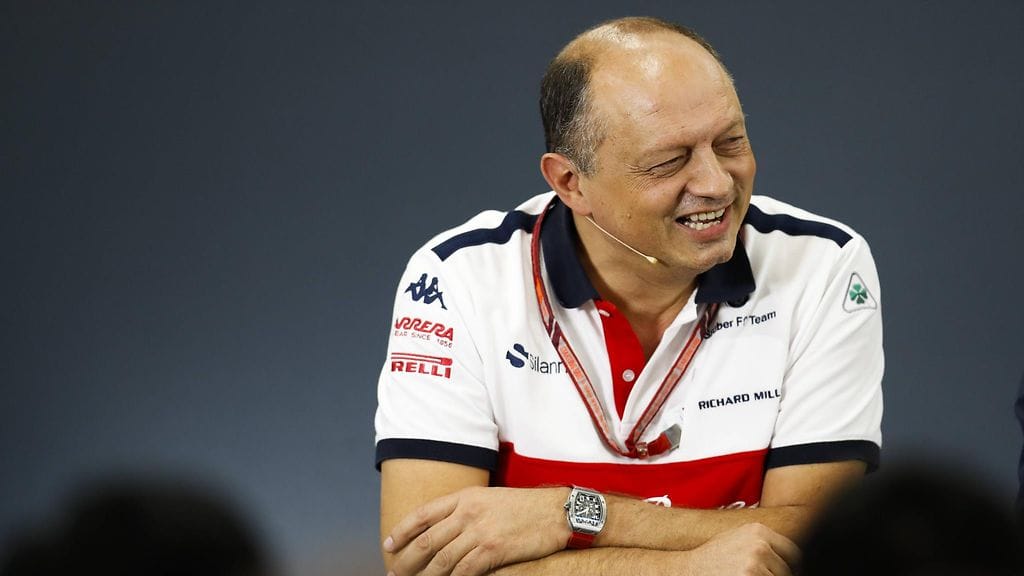 Frederic Vasseur toimii F1-talli Sauberin päällikkönä.