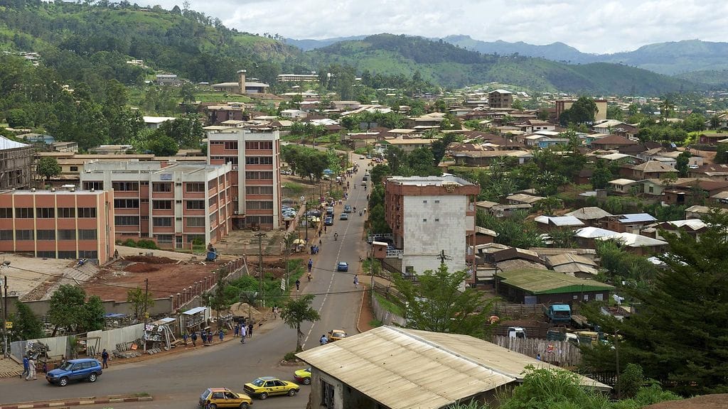 Bamendan kaupunki Kamerunissa.